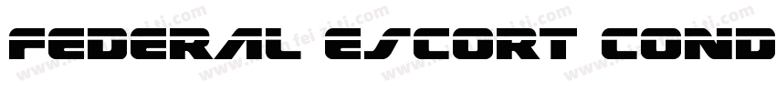 Federal Escort Conde字体转换